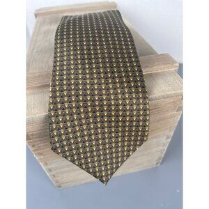 Peter Thomas By Superba Mens Tie Geometric Pattern 100% Silk Made In Italy NWT